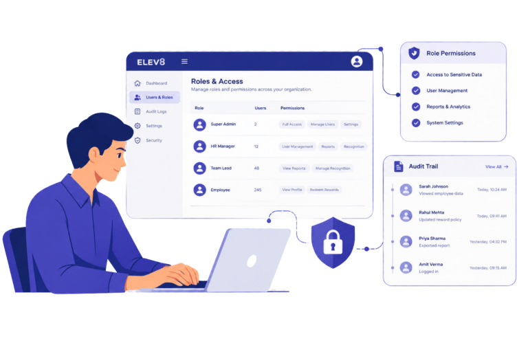HR platform security -Elev8 Role Based Access Control Dashboard (RBAC)